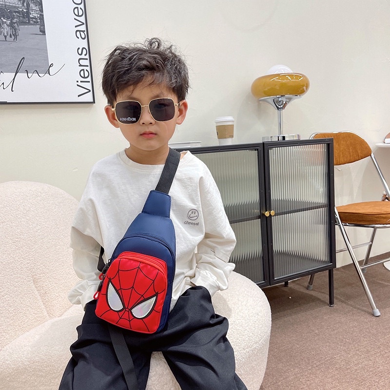 Túi đeo chéo, bao tử người nhện bé trai