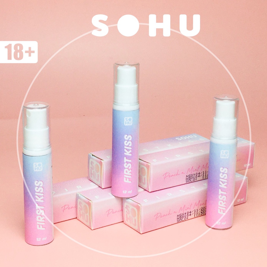 Xịt thơm miệng FIRST KISS SOHU 12ml nhỏ gọn bỏ túi tiện lợi