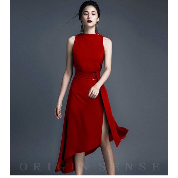 Váy đầm nữ dự tiệc thiết kế đuôi cá xẻ tà Gemmi Fashion- DK8341