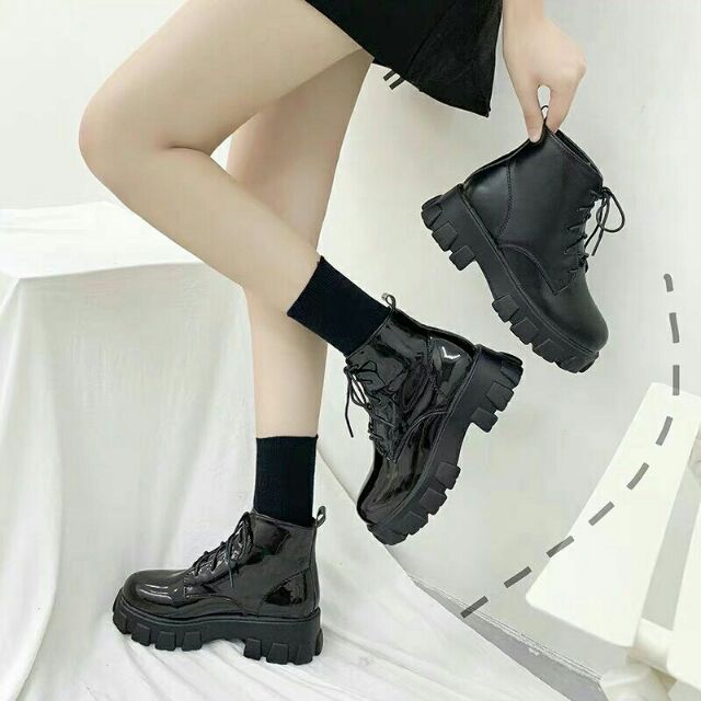 Giày Bốt Martin Hàn Quốc Đế Dày Cho Nữ | BigBuy360 - bigbuy360.vn