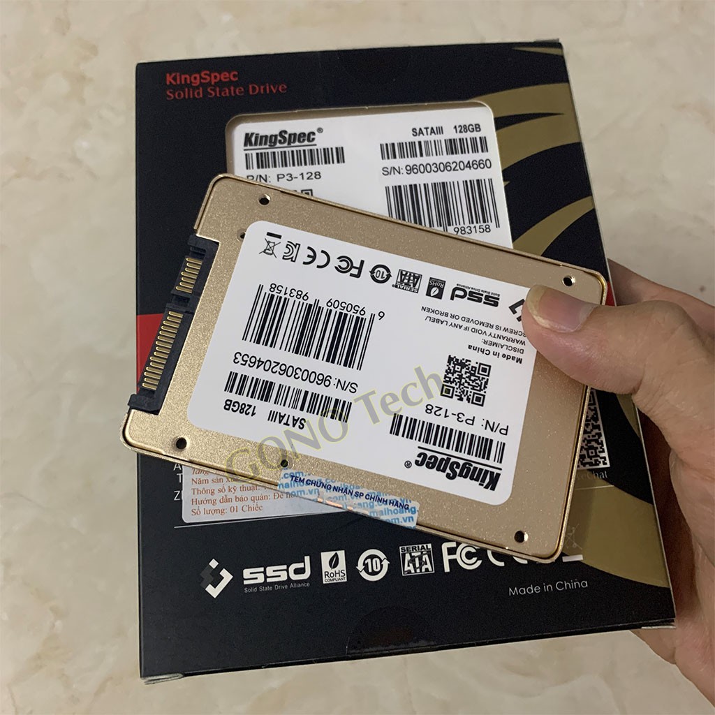 [Mã 255ELSALE giảm 7% đơn 300K] Ổ cứng SSD KingSpec 128Gb 256Gb 512Gb 2.5 inch SATA 3 120Gb 240Gb 480GB | Mã P3 P4 | BigBuy360 - bigbuy360.vn