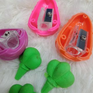 Chuốt chì hình củ cà rốt kèm gôm