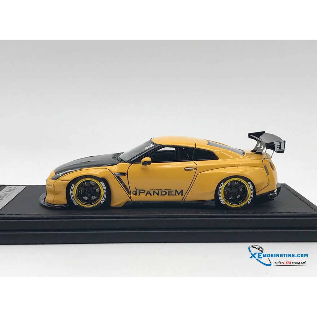 Mô Hình : Nissan GTR-R35 PanDem Iginition Model 1:43 (Vàng)