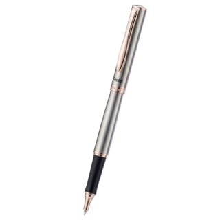 Bút Ký Cao Cấp Pentel Mạ VÀNG 14kr nét 0.7mm mực Gel xanh K600PG-C kèm hộp nhung đen sang trọng
