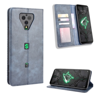 Flip Case For Xiaomi Black Shark 3 Pro, Magnetic Leather Shell For Xiaomi Black Shark3 Pro Wallet Card Phone Holder Cover Casing for Xiaomi BlackShark3 Pro