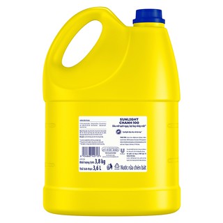 Nước rửa chén Sunlight chanh 3.8kg