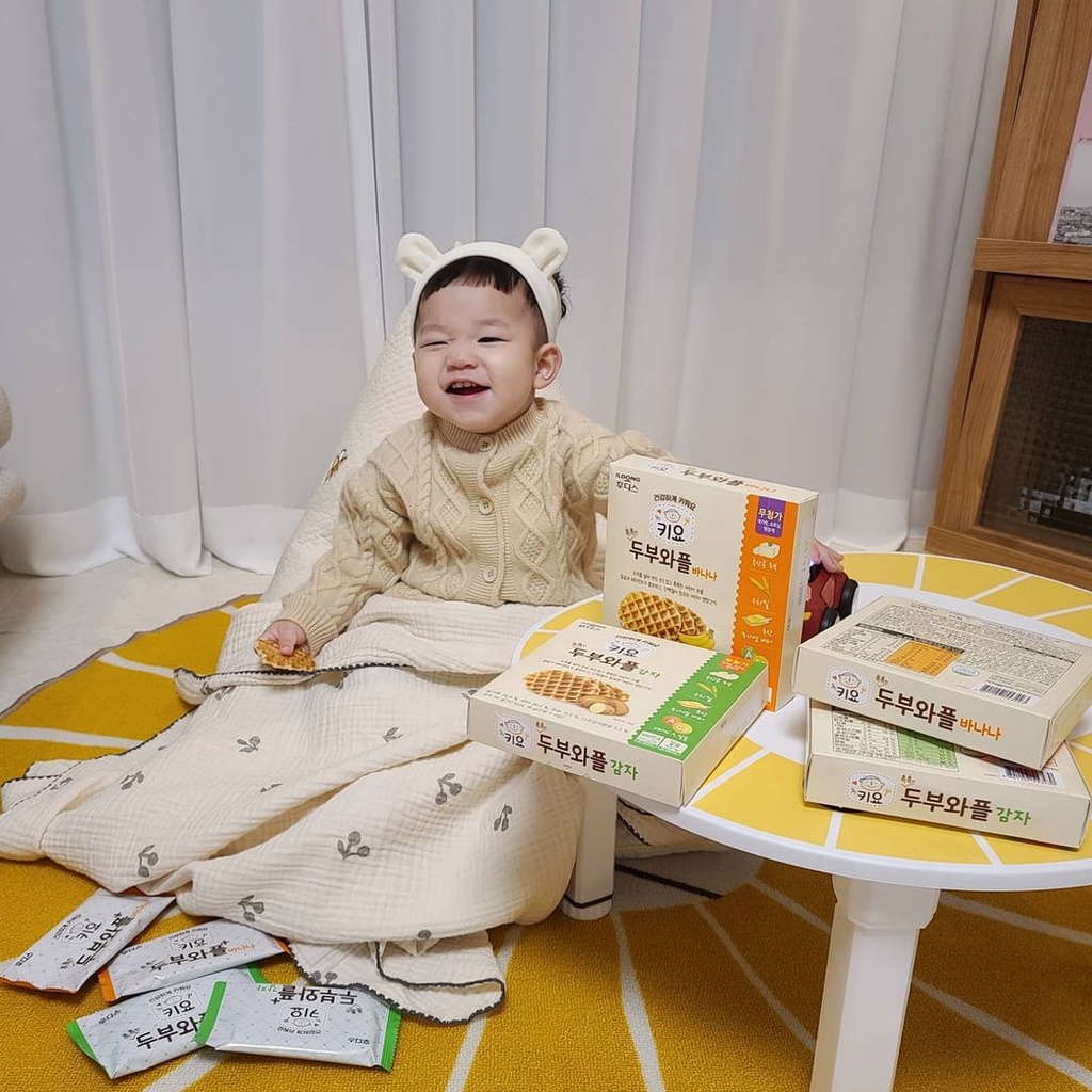 Bánh Waffles đậu hũ non Ildong  7M+  mẫu mới