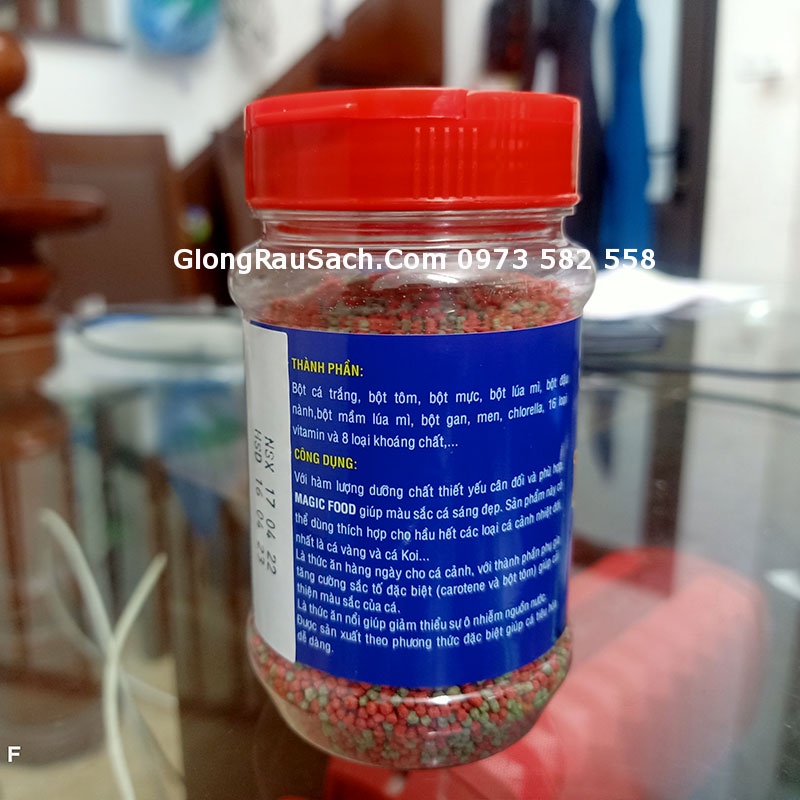 Thức ăn Cho cá vàng, ranchu, cá koi size bé, trân châu MAGIC 100gr