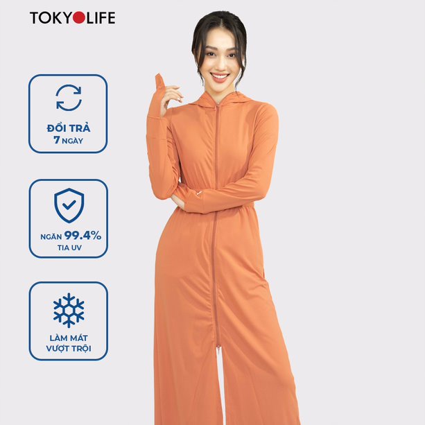 Áo khoác chống nắng dáng dài Nữ TOKYOLIFE dòng SunStop UV Air F9UVC016I/F9UVC016K | BigBuy360 - bigbuy360.vn