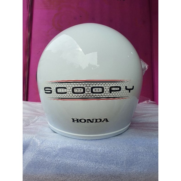 Nón/ mũ 3/4 honda trắng có xước nhẹ do vận chuyển