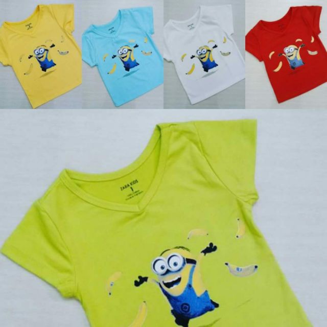Áo minion cho bé từ 1 đến 6 tuổi