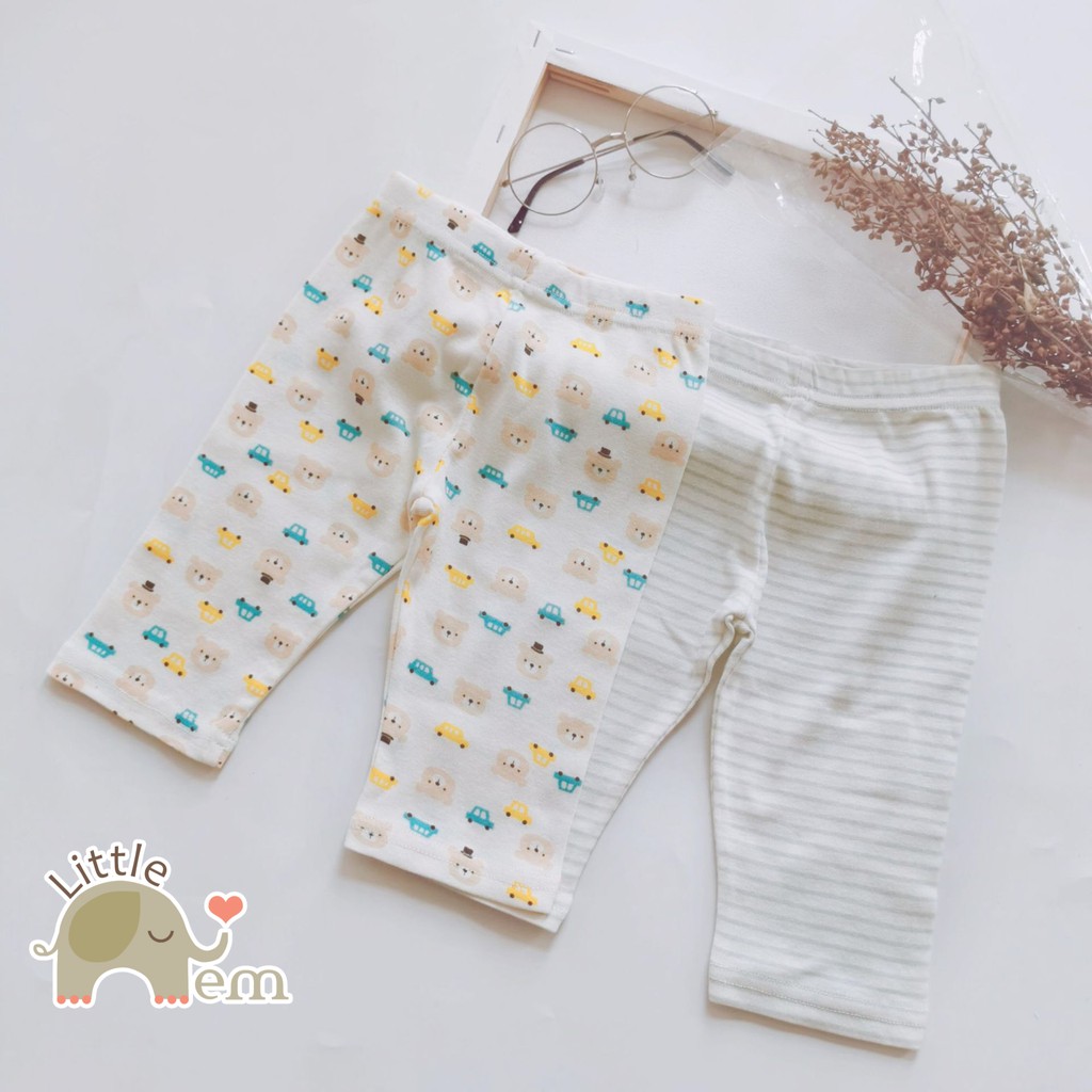 Set 2 bộ đồ bé trai Cotton xuất Nhật sát nách _ Bear