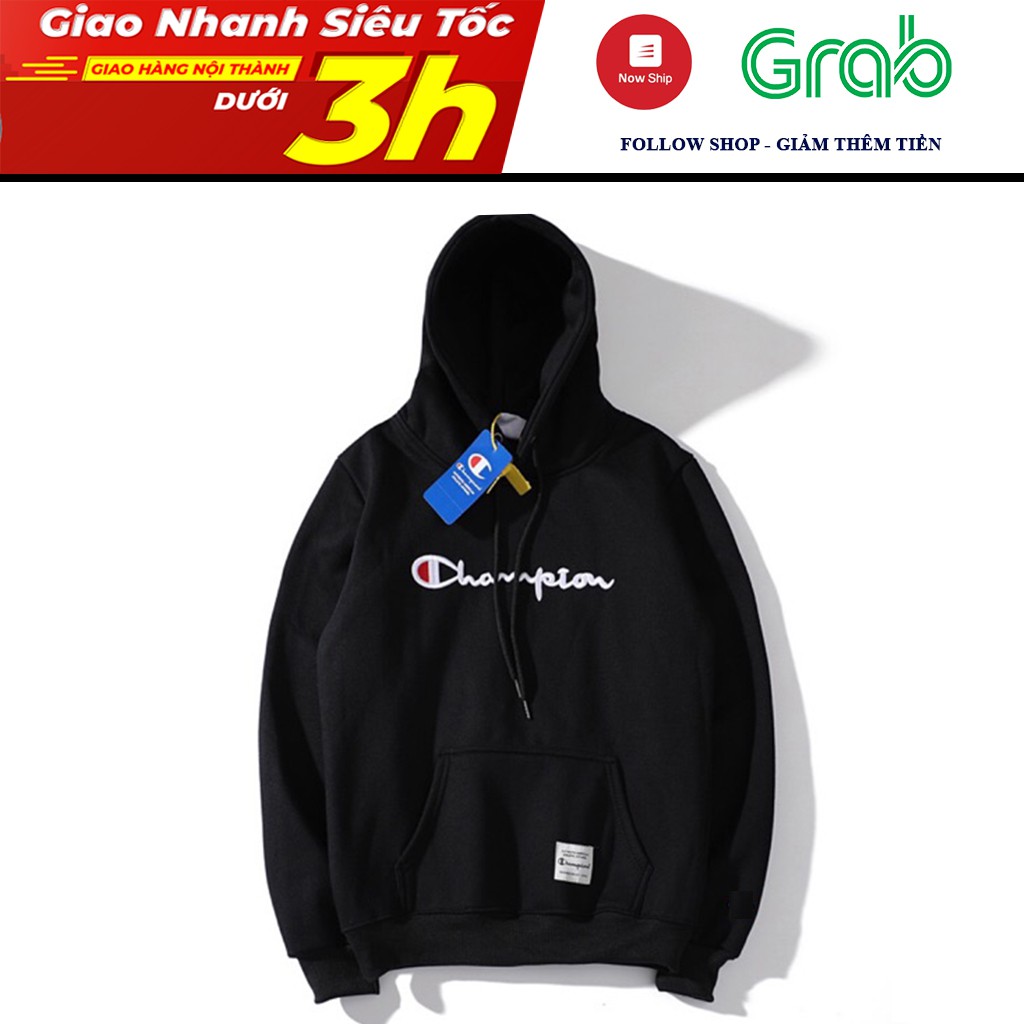 [ Giá Rẻ Số 1 ] ÁO NỈ BÔNG CÓ NÓN HOODIE TRƠN TÚI TRƯỚC UNISEX 1st