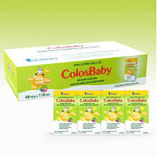 Sữa bột pha sẵn Colosbaby 110ml (thùng × 48hộp) Date mới nhất có thẻ cào