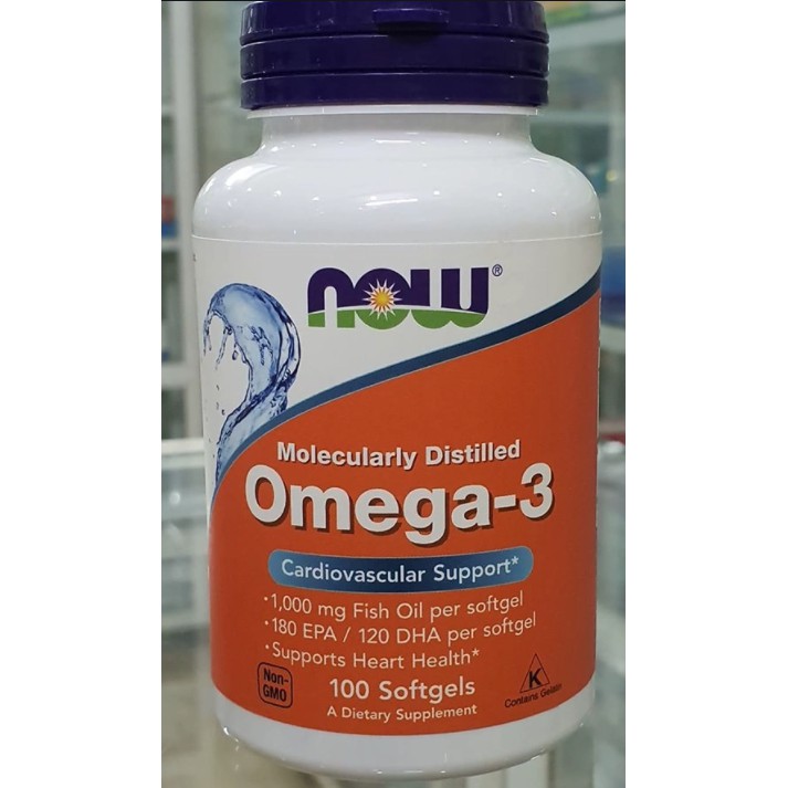 Omega 3 | Dầu Cá Omega 3 Now - Vitamin Bổ Mắt Sáng Mắt [100 - 200 - 500 Viên] - Nhập Mỹ - SUPPCARE
