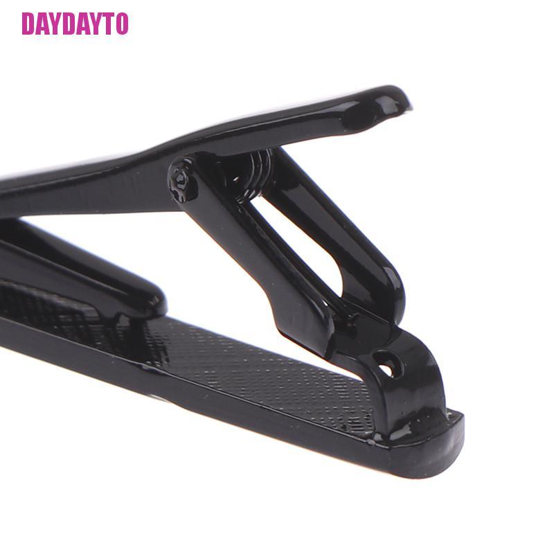 Kẹp Cà Vạt Màu Đen / Xanh Navy Bằng Đồng Đơn Giản Cho Nam