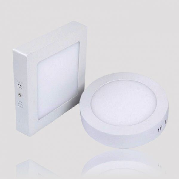 ĐÈN LED ỐP TRẦN NHÔM NỔI 12W TRÒN - VUÔNG