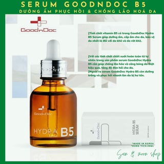 Serum Goodndoc Hydra B5 giúp sáng da phục hồi chống lão hoá