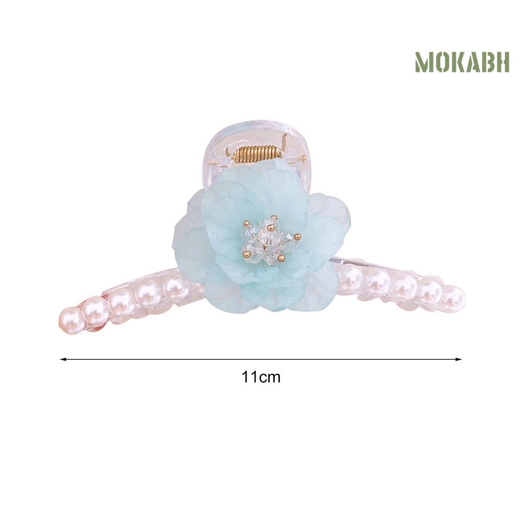 Kẹp Tóc Đính Ngọc Trai Giả Màu Sắc Sống Động Thanh Lịch Cho Nữ