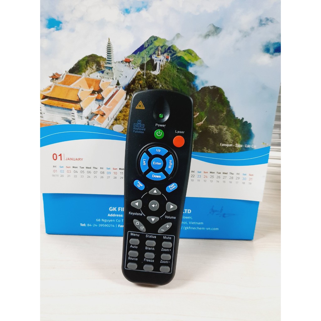 Remote Điều khiển máy chiếu Vivitek- Hàng chính hãng mới 100% Tặng kèm Pin