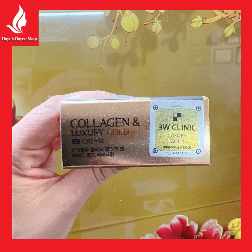 Kem nền BB Collagen Luxury Gold chống nắng, che khuyết điểm siêu mịn da tuýp 50ml
