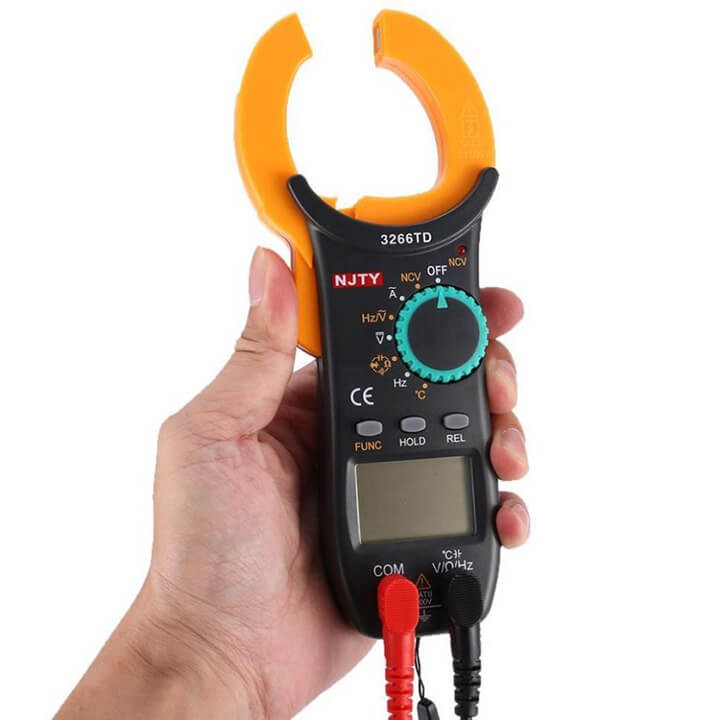 Đồng Hồ Đồng Hồ Vạn Năng NJTY 3266TD Đo Tụ,Tần Số, Nhiệt Độ, Ampe kìm đo điện trở, điện áp, điện dung