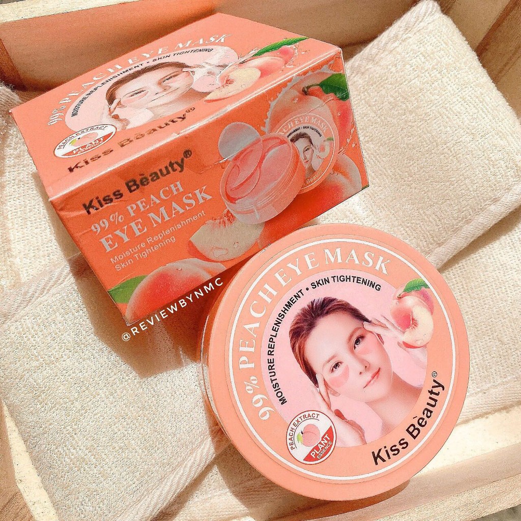 HỘP 60 MIẾNG MASK MẮT TINH CHẤT ĐÀO 99%