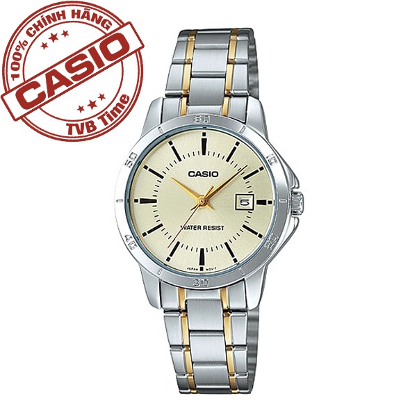 Đồng Hồ Nữ Dây Thép Casio LTP-V004SG-9AUDF