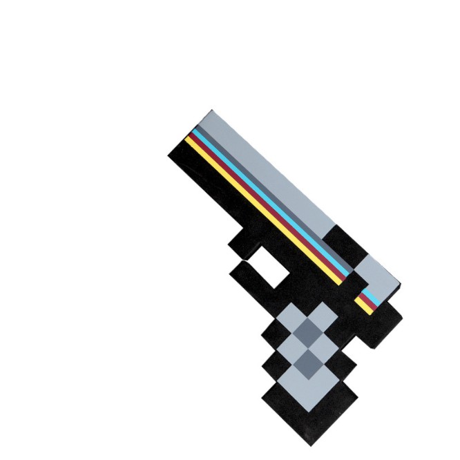 Súng lục đen minecraft