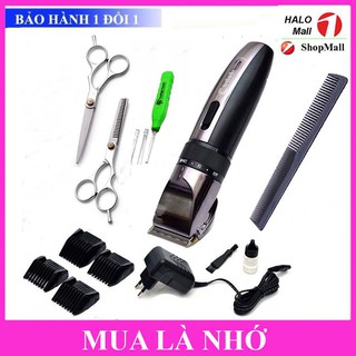 Tông Đơ Cắt Tóc Người Lớn CODOL 531 TẶNG Bộ Kéo Cắt Tỉa + Lược + Lấy Ráy Tai Có Đèn - Tăng Đơ Hớt Tóc Trẻ Em Máy Chạy Êm