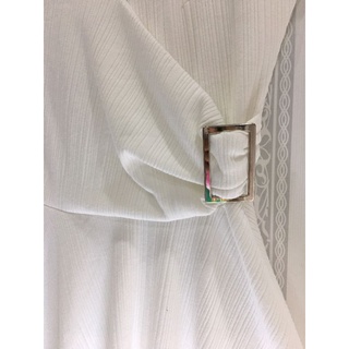 Váy Đầm Cổ V Đắp 2 hand Có khoá eo- Size S