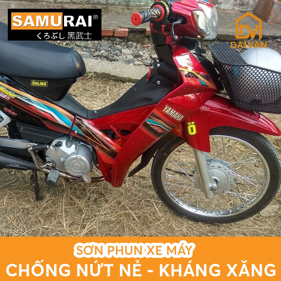 Sơn xịt Samurai màu đỏ candy Y138*