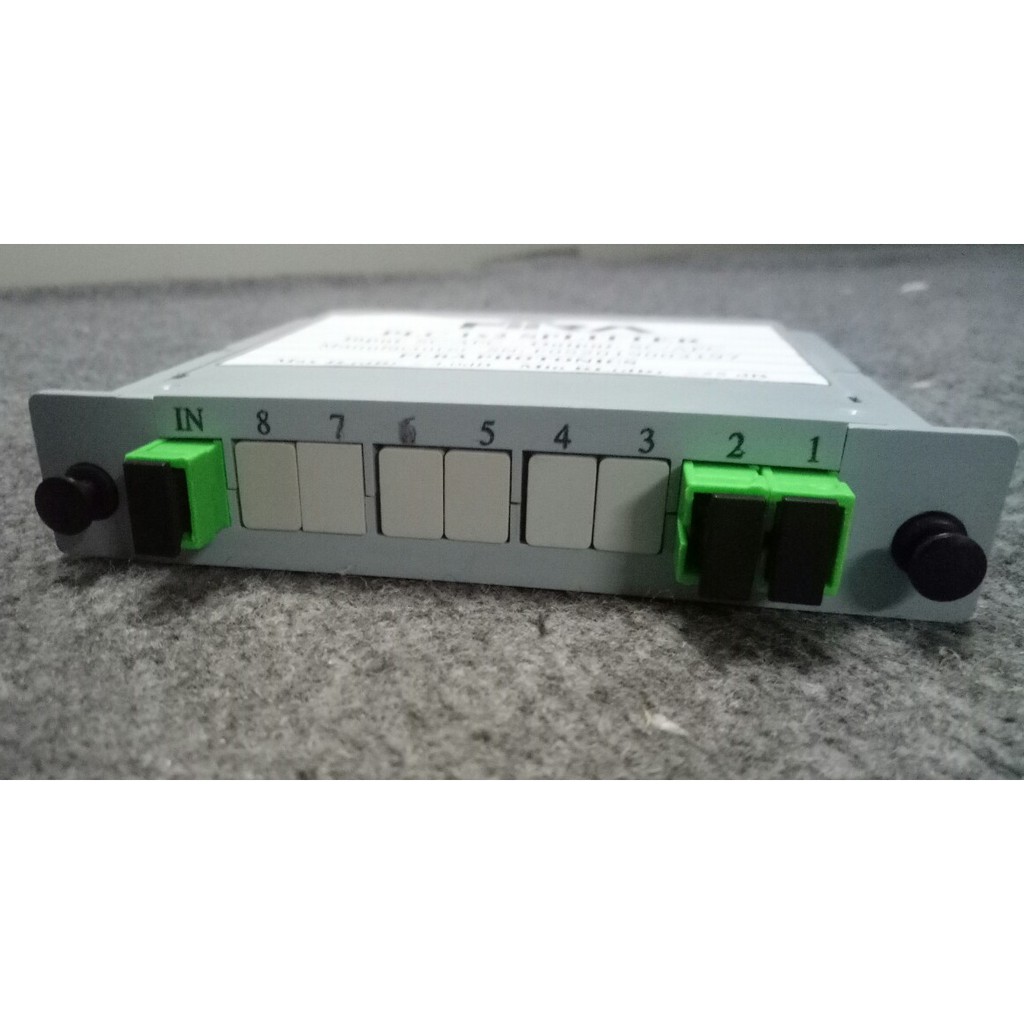 Bộ chia quang PLC modul dạng BOX 1x2 SC/UPC. Hàng chính hãng