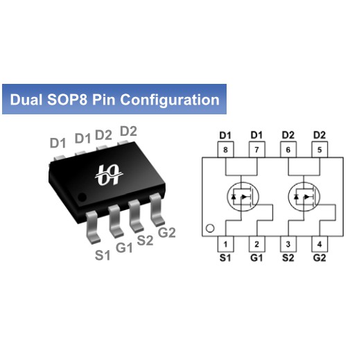 [Mã ELFLASH3 hoàn 10K xu đơn 20K] QM3214S QM3202S M3202S M3214S 3214 3202 mofet kép 30V 9A trên card đồ hoạ (gói 10 con)