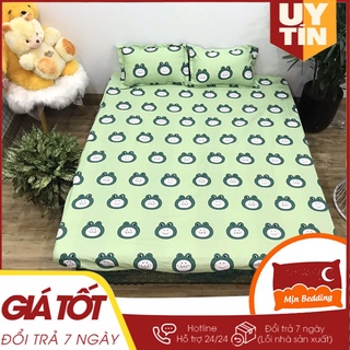 Ga Giường Cotton Poly, Drap Trải Nệm M2 M6 M8 Mẫu Tùy Chọn - Min Bedding