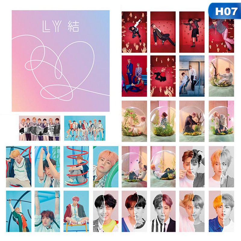 Hộp 30 Ảnh Lomo Card Nhóm Nhạc Kpop Bts