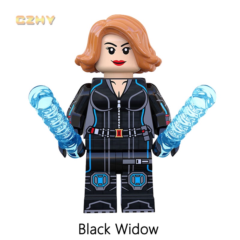 Mô Hình Đồ Chơi Khối Xây Dựng Cửa Sổ Taskmaster Crimson Dynamo Red Guardian Mini Màu Đen Dành Cho Trẻ Em