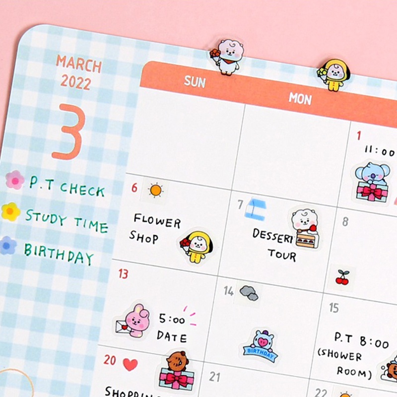 BT21 BABY New Daily Sticker Monopoly Official Goods