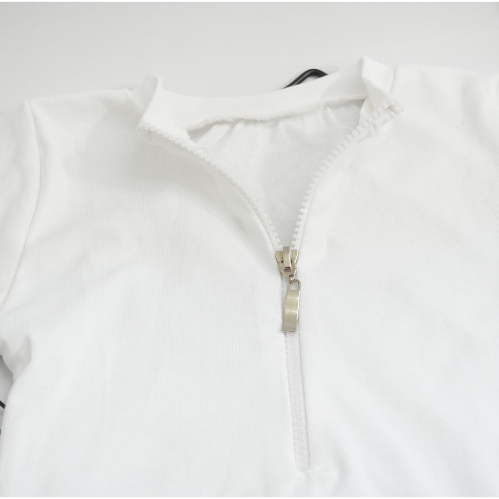 🌈𝓐̉𝓷𝓱 𝓽𝓾̛̣ 𝓬𝓱𝓾̣𝓹🌈 - Áo croptop tay ngắn thiết kế dây kéo cực cá tính ( BEST SELLER)/ áo thun nữ/ croptop | BigBuy360 - bigbuy360.vn