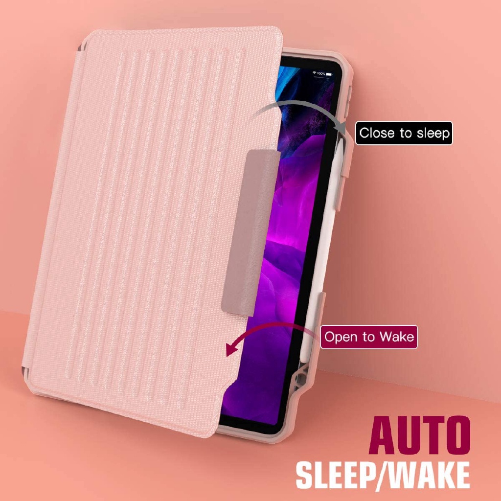 Ốp Bảo Vệ Chống Sốc Có Giá Đỡ Nam Châm Cho iPad Pro 11 2nd Gen 2020 &amp; 2018