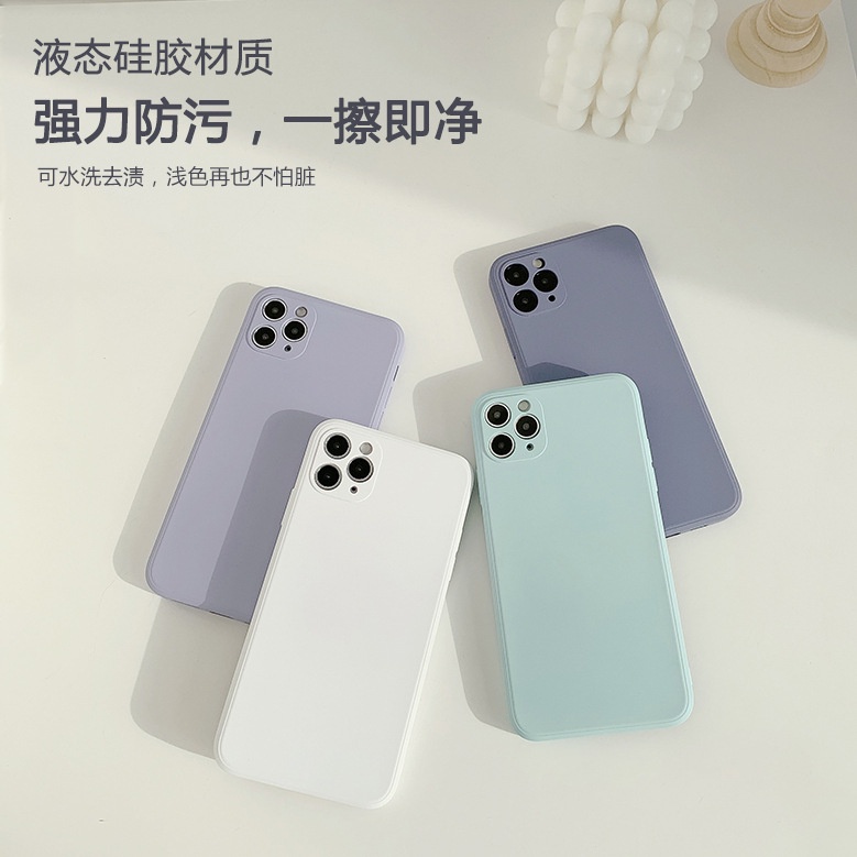 Ốp lưng Iphone trơn mịn silicon dành cho Iphone 7/7plus/8/8plus/x/xr/xs/11/12/13/pro/promax