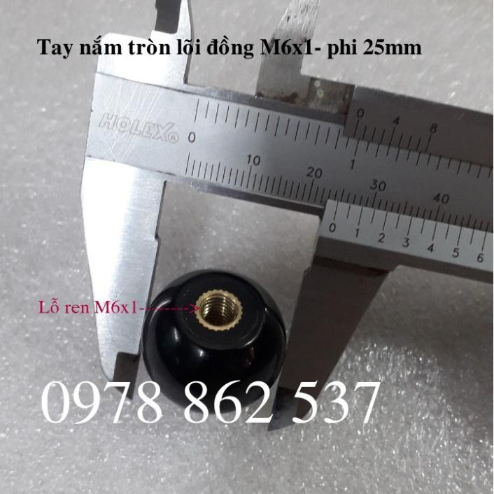 Tay nắm tròn lõi đồng M6,M8,M10,M12