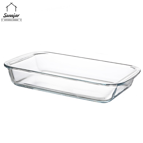 Khay nướng thức ăn SWEEJAR làm từ thủy tinh cường lực nhiều kích cỡ