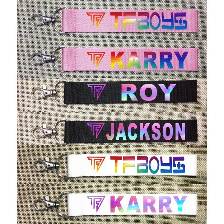 Dây treo Nametag bigbang ngày sinh nametag hologram strap