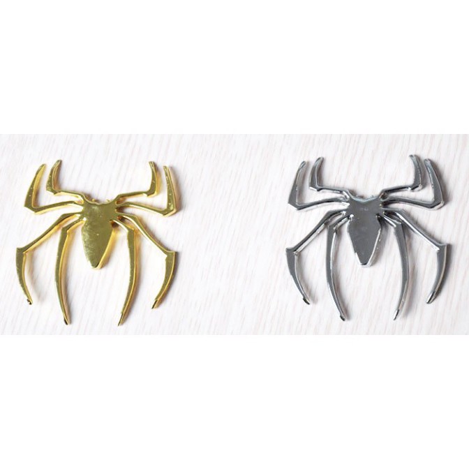 [Free Ship] Logo nhện spider man trang trí ô tô xe máy cực chất