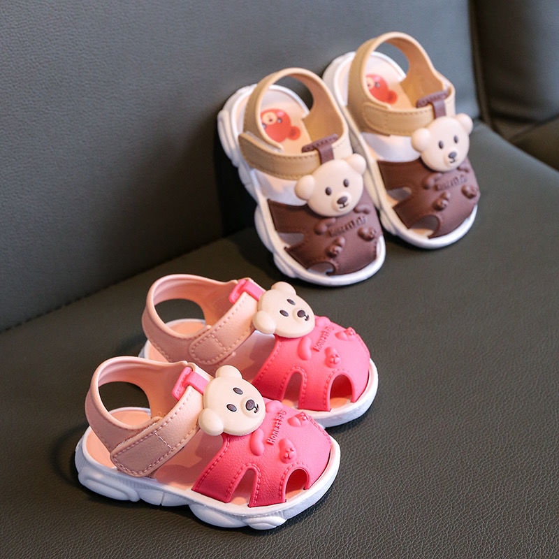 Giày Sandal Mềm Mại Chống Nước Tiểu Hở Ngón Thời Trang Mùa Hè 2022 Chất Lượng Cao Cho Bé Gái