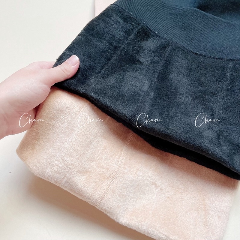 Quần tất lót lông xuất Nhật da chân che khuyết điểm lông cừu, quần mùa đông chùm cả bàn siêu ấm chống rét QT12