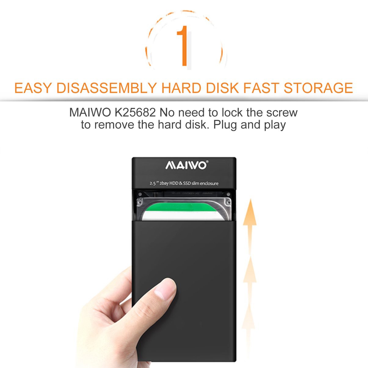 Ổ Cứng Di Động K25682 Dual Bay Hdd Ssd Usb 3.0 | BigBuy360 - bigbuy360.vn