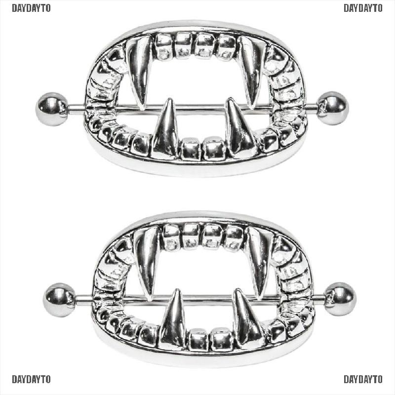 Set 1 / 2 Khuyên Nhũ Hoa Bằng Thép Phẫu Thuật