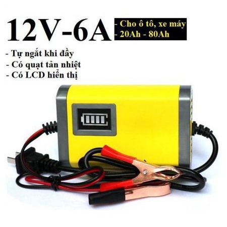 BỘ SẠC ẮC QUY XE MÁY 12V